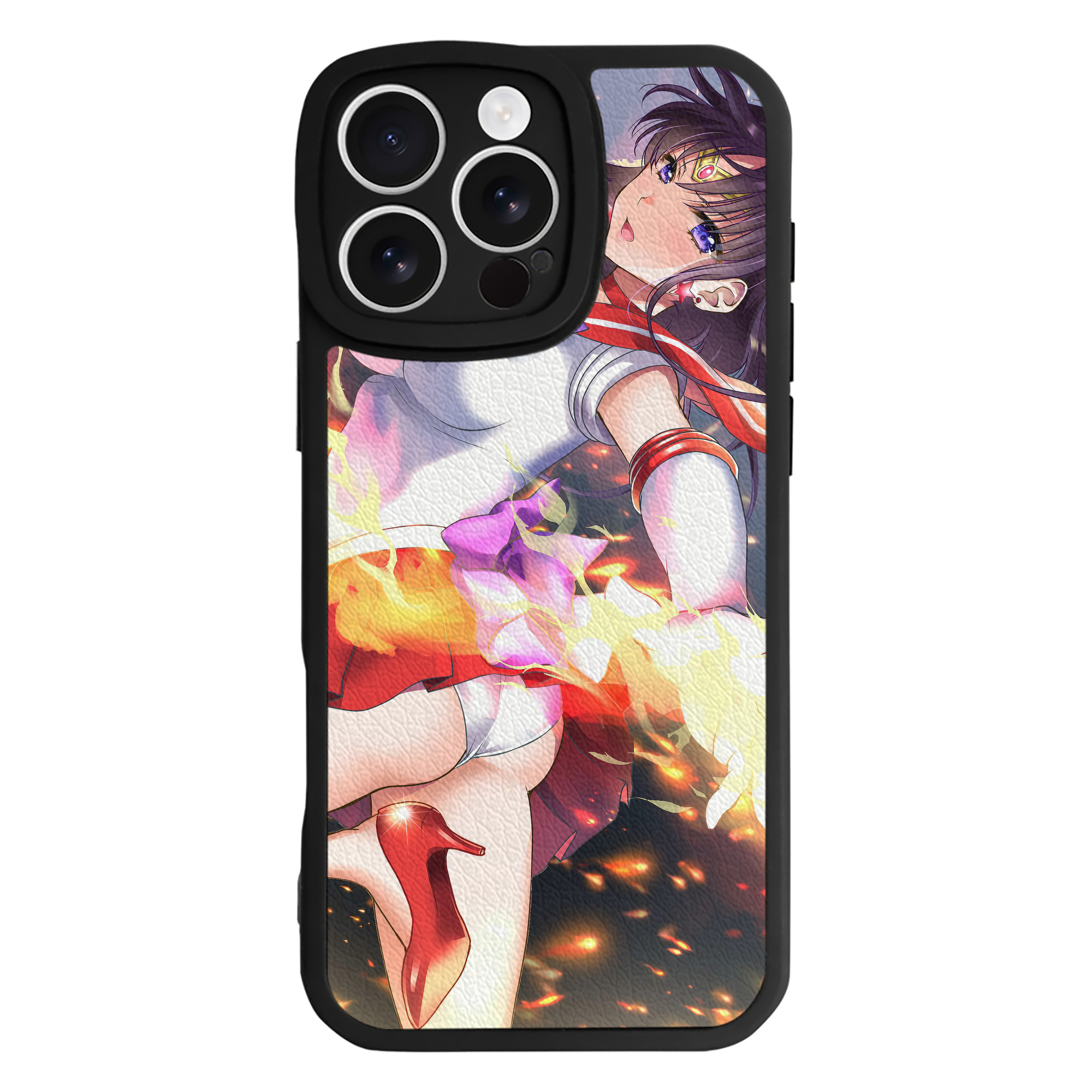 （画像用） 美少女戦士セーラームーン Sailor Moon 【iPhone 16シリーズ対応】シリコンスマホケース（レザー調） 材質：シリコン